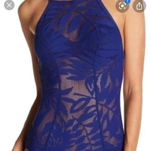 Black one piece robin piccone size 4 swimsuit